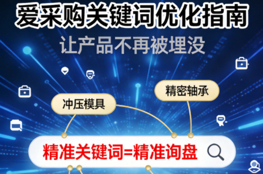 愛采購關(guān)鍵詞優(yōu)化技巧有哪些？實操干貨來了！